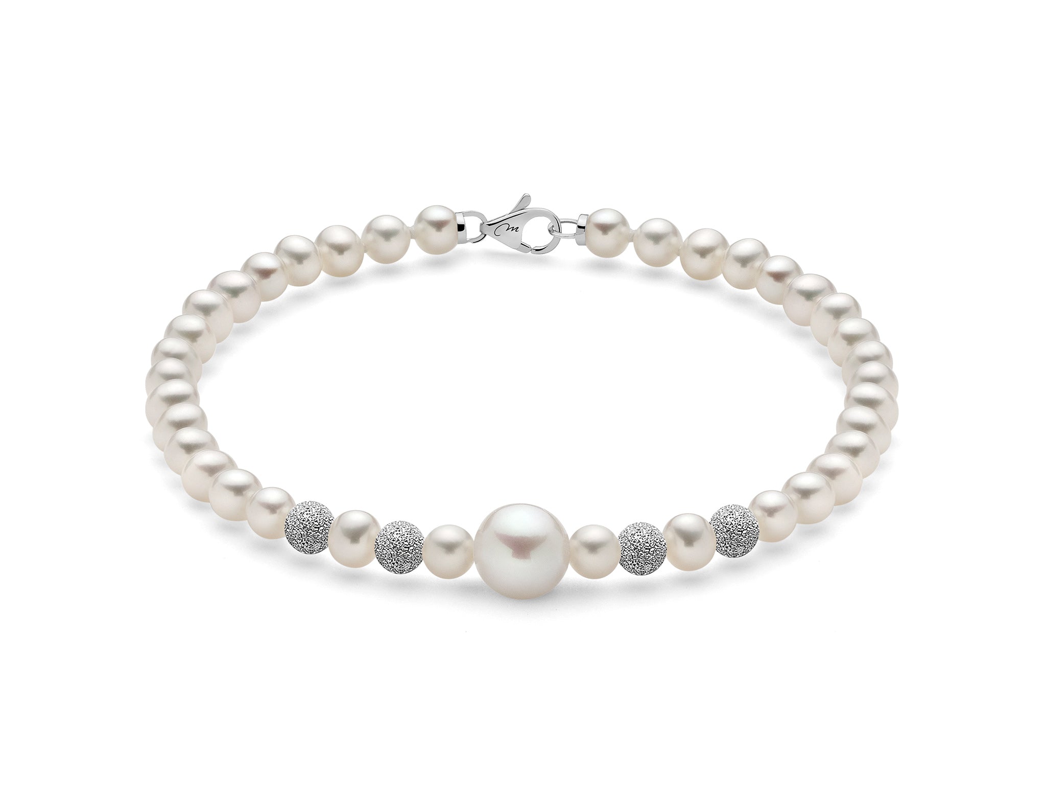 BRACCIALE MILUNA PERLE BOULE E FANTASIA - PBR1409V