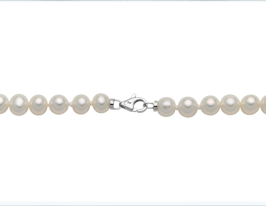 Miluna-Armband mit abgestuften Orientperlen und diamantbesetzten Weißgoldkugeln – PBR1771V