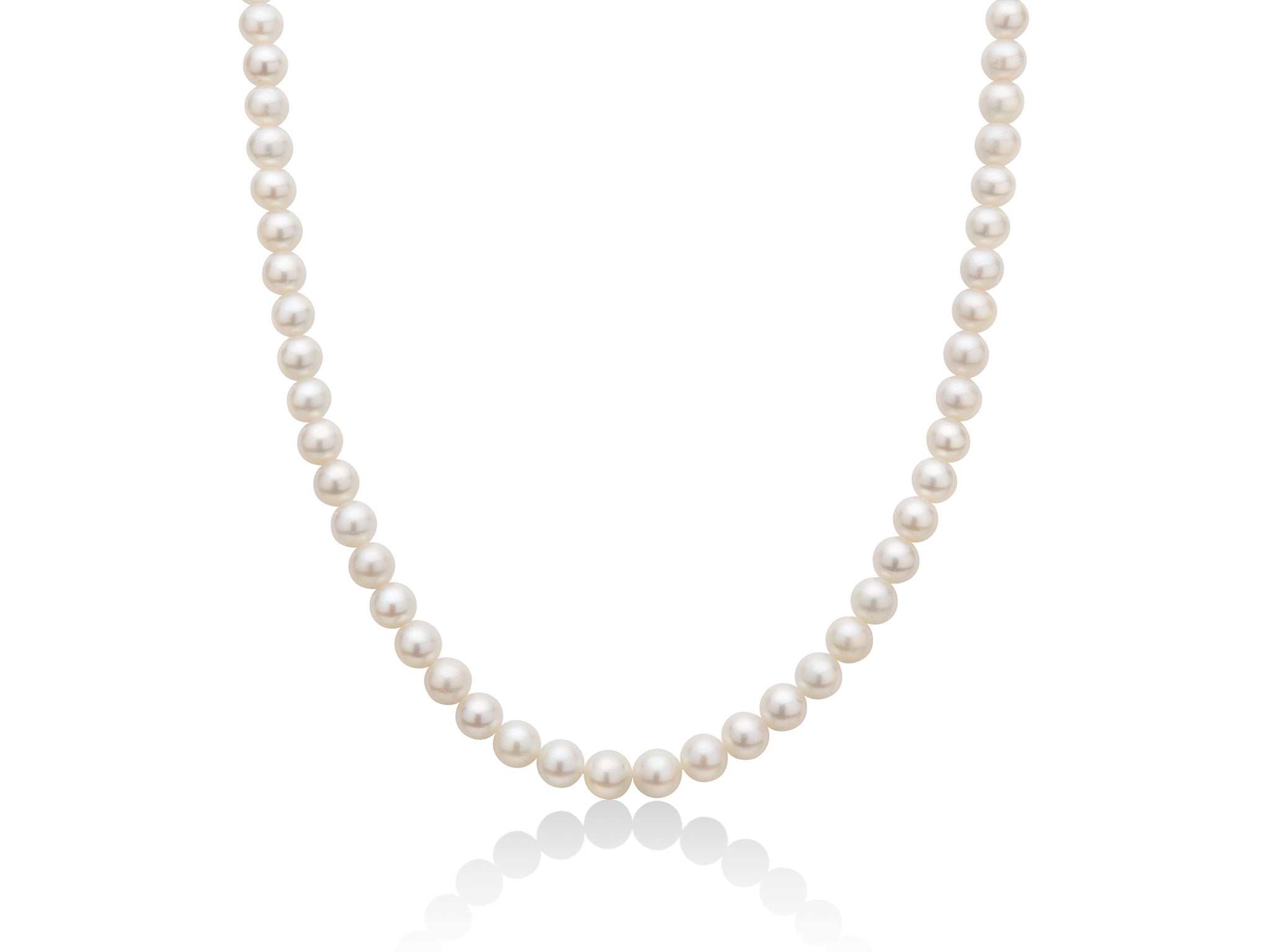 Collana Miluna di perle Oriente 40 cm con chiusura in oro bianco- PCL4202V