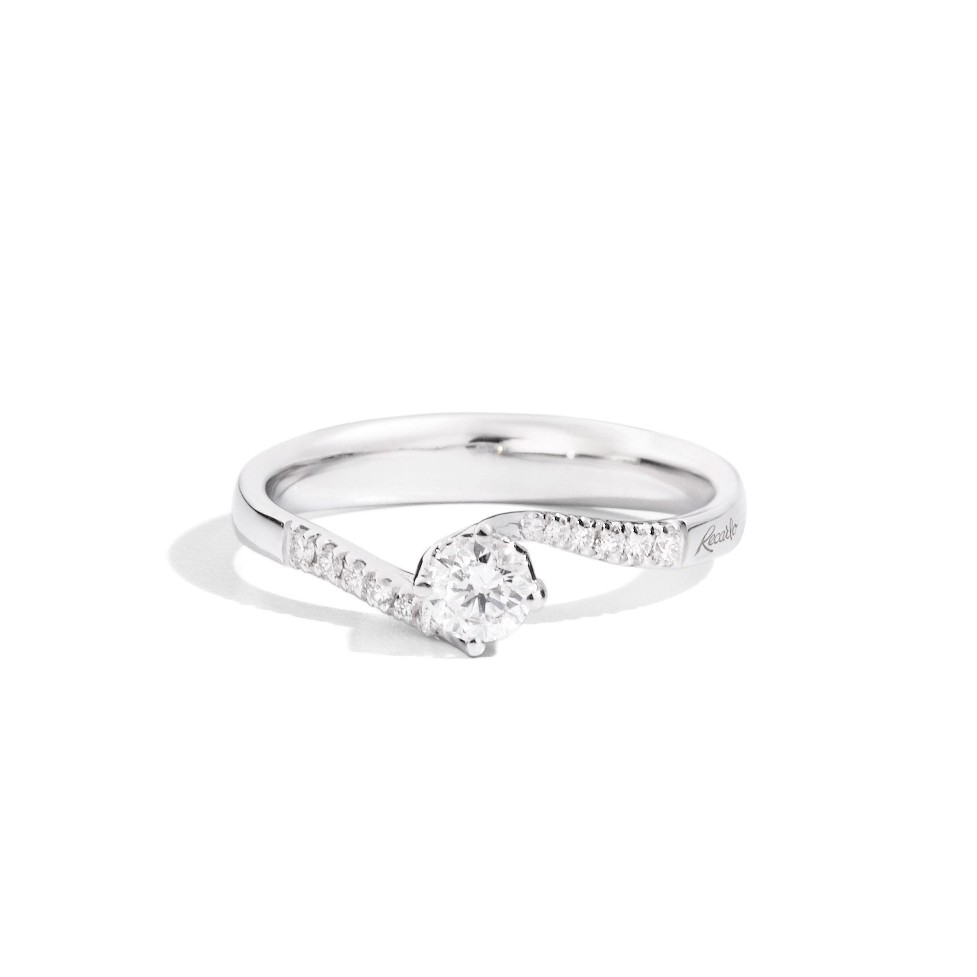 SOLITARIO RECARLO ANNIVERSARY CON DIAMANTI SUL GAMBO, 0.15ct - R01SP195/015