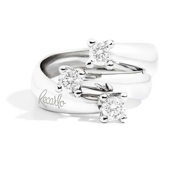 Recarlo Anello Trilogy Eternity, 0.37ct - R02TY677/035