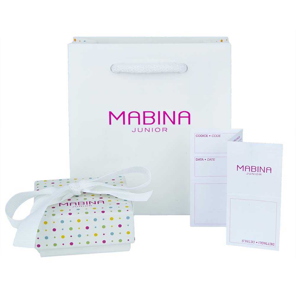Mabina Junior - Bracciale con corindone sintetico e zirconi Mini Tennis - 533936