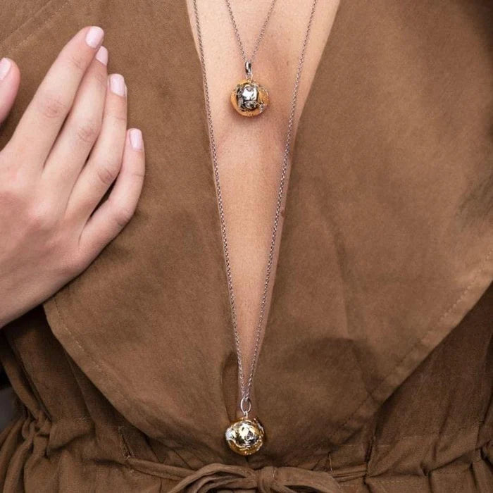 ROBERTO GIANNOTTI ANGEL CALLER HALSKETTE AUS SILBER UND HERZ MIT ZIRKONIA - SFA142