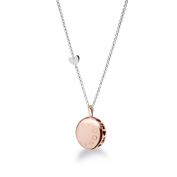 DIE MONDE - ROSÉGOLD-SILBER-SUONAMORE-ANHÄNGER - SNM012