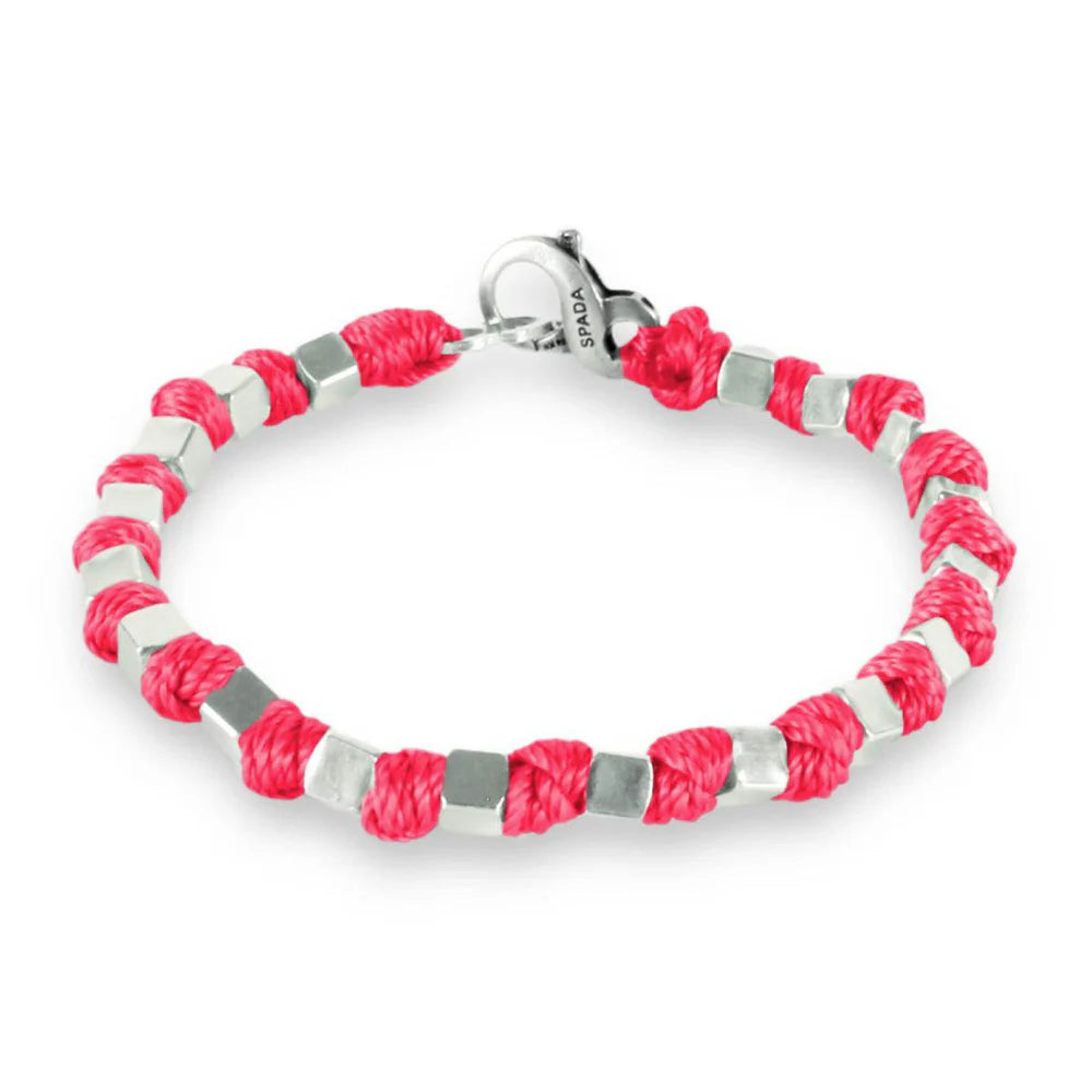 Bracciale Spadarella in argento color geranio, da donna - SPBR293-geranio