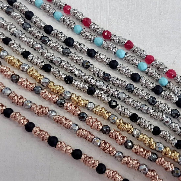 Bracciale Spadarella in argento con pietre - SPBR565