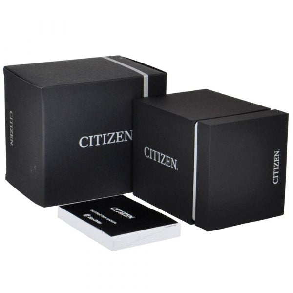 Citizen Marine 1810, quadrante blu satinato, collezione Ore Felici, 41mm - AW1810-85L