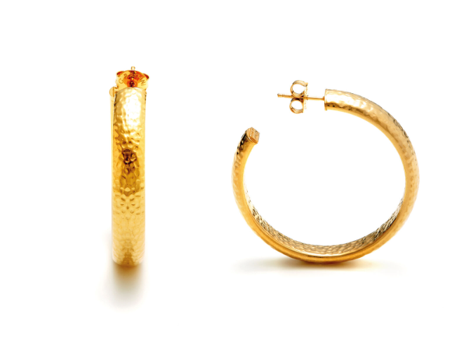 LARGE MOON ROCK EARRINGS - 10834