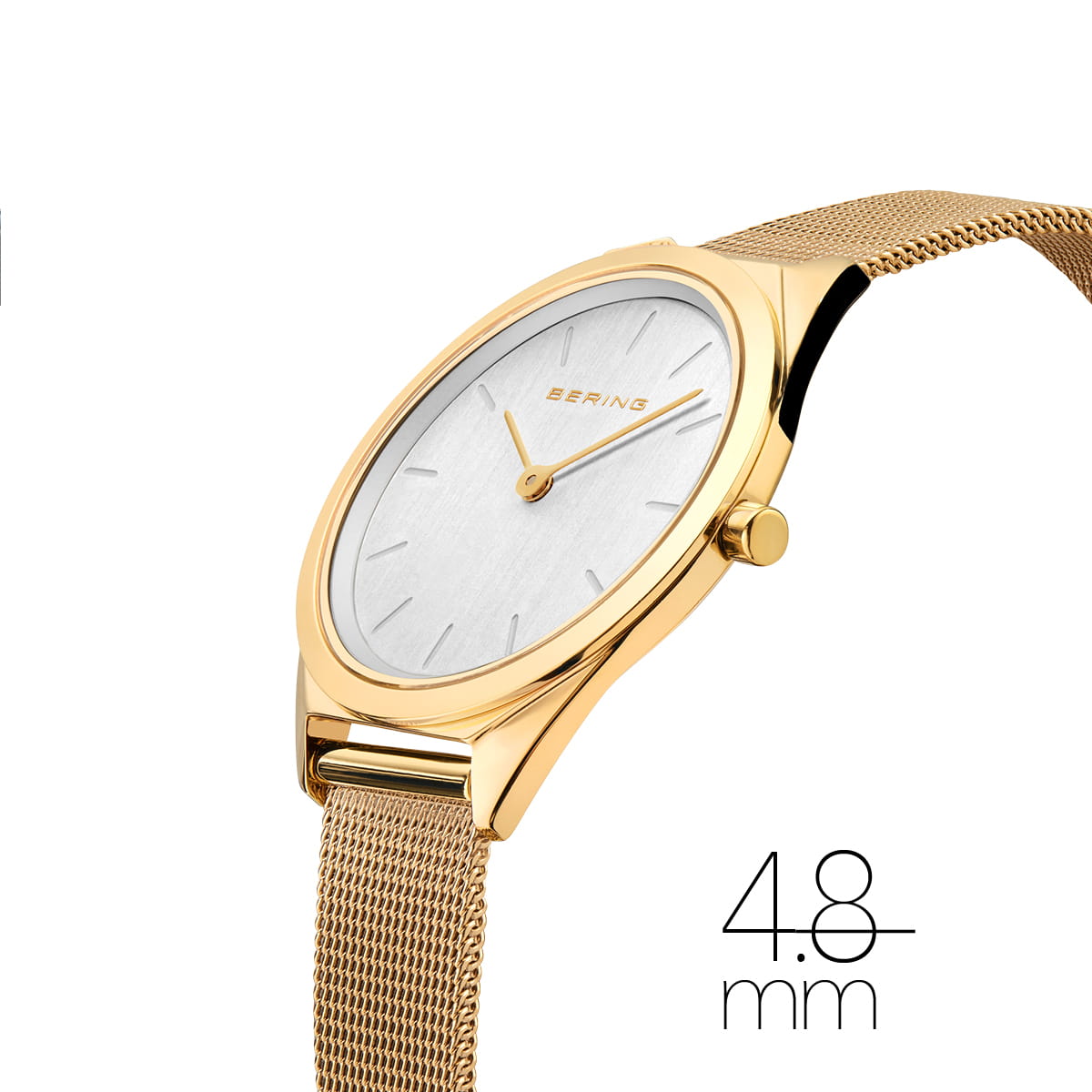 Bering Ultra Slim Unisex Uhr | Poliertes Gold, 31 mm | 17031-334