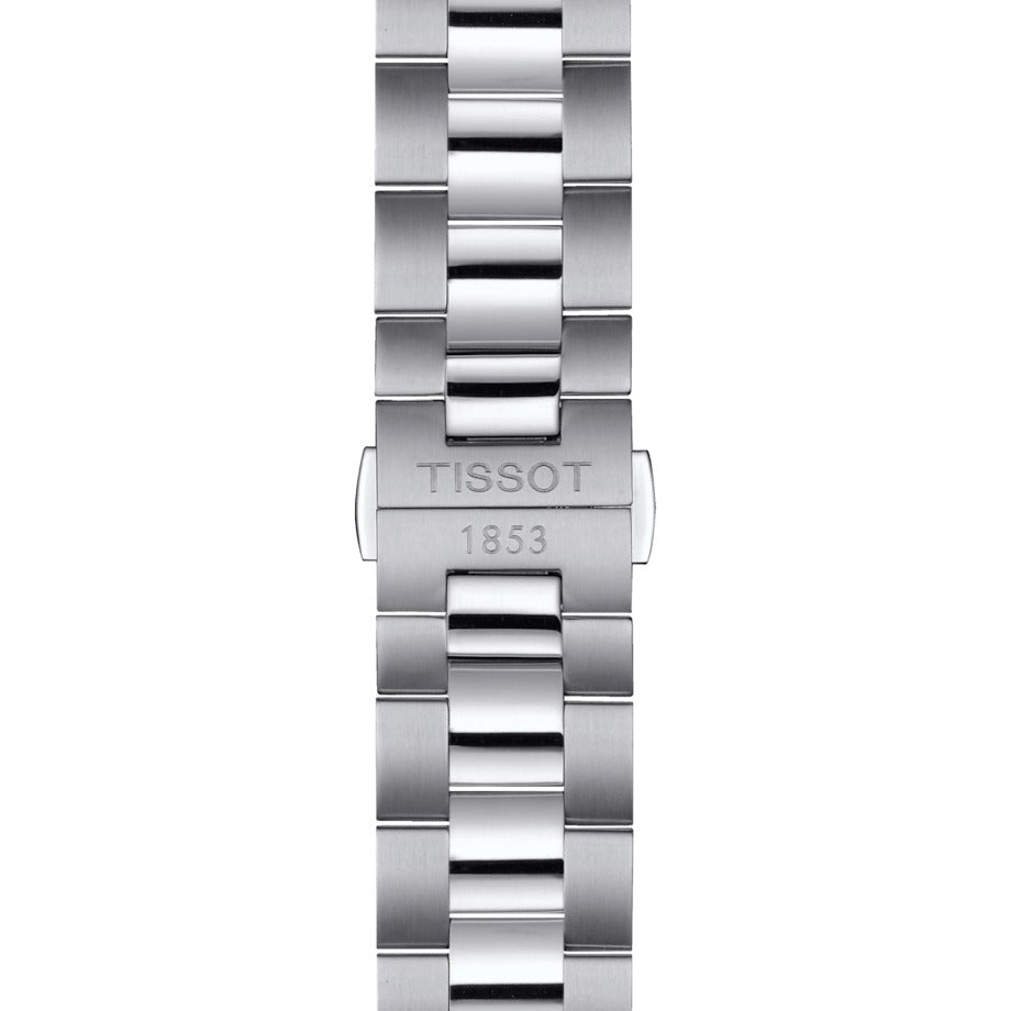 TISSOT GENTLEMAN-UHR, blaues Zifferblatt, 40 mm – T1274101104100