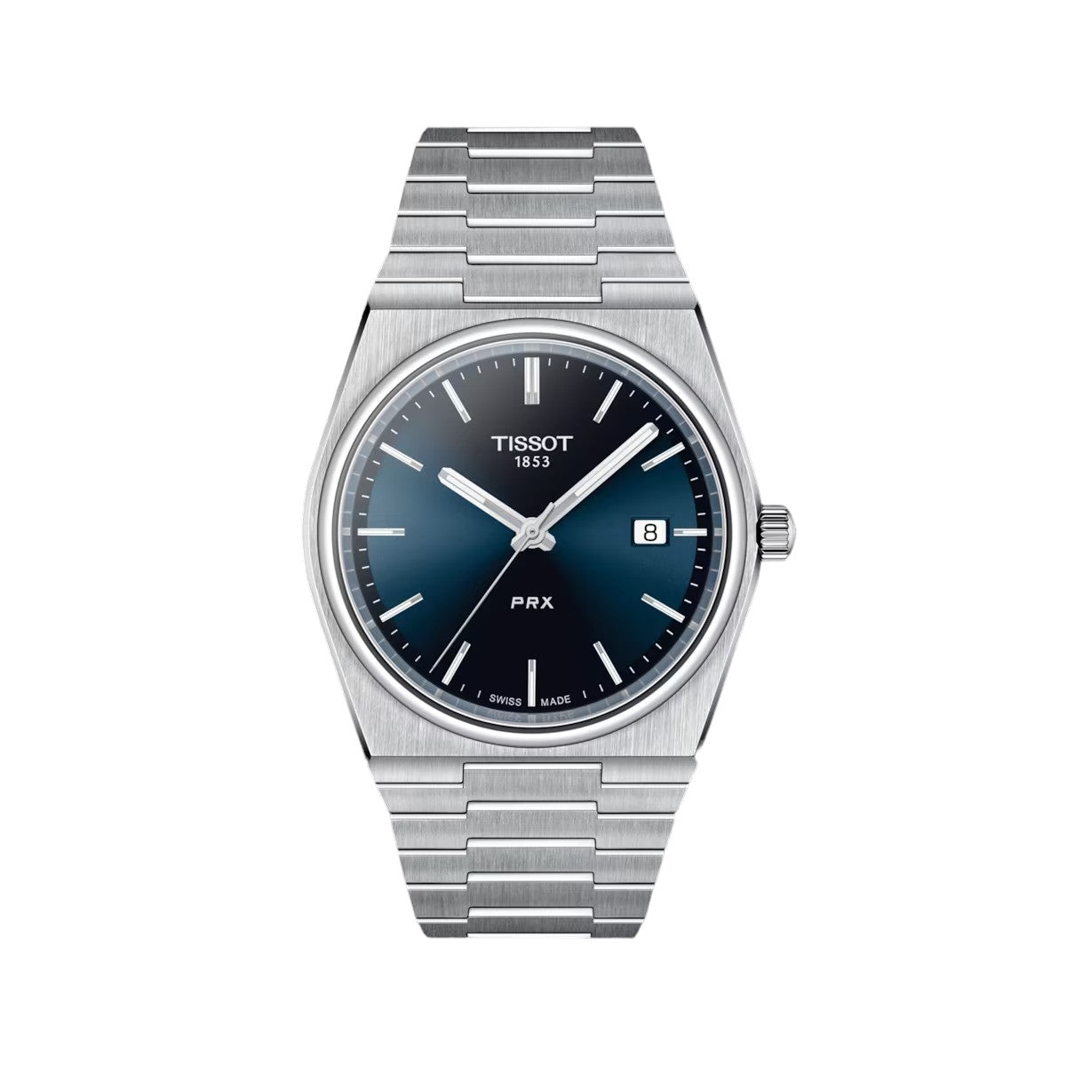 Tissot PRX-Uhr, 40 mm, blaues Zifferblatt – T1374101104100