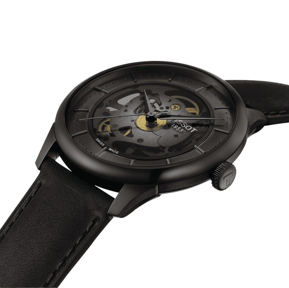 TISSOT CHEMIN DES TOURELLES SQUELETTE, 39 mm – T1398363644100