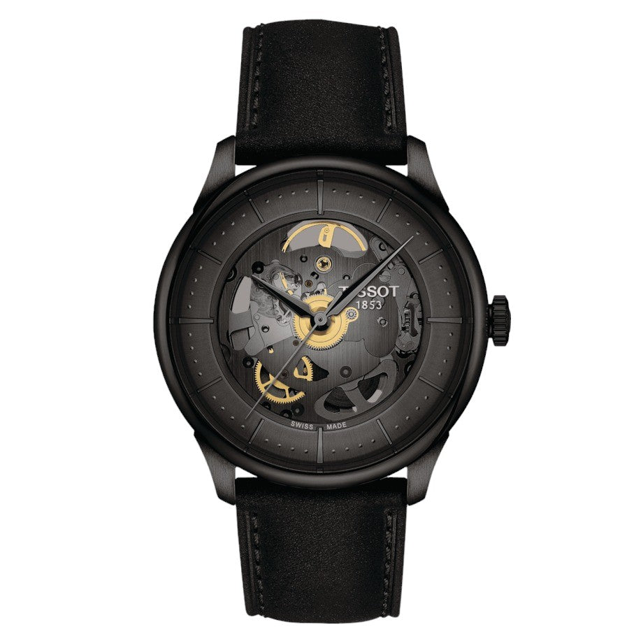 TISSOT CHEMIN DES TOURELLES SQUELETTE, 39 mm – T1398363644100
