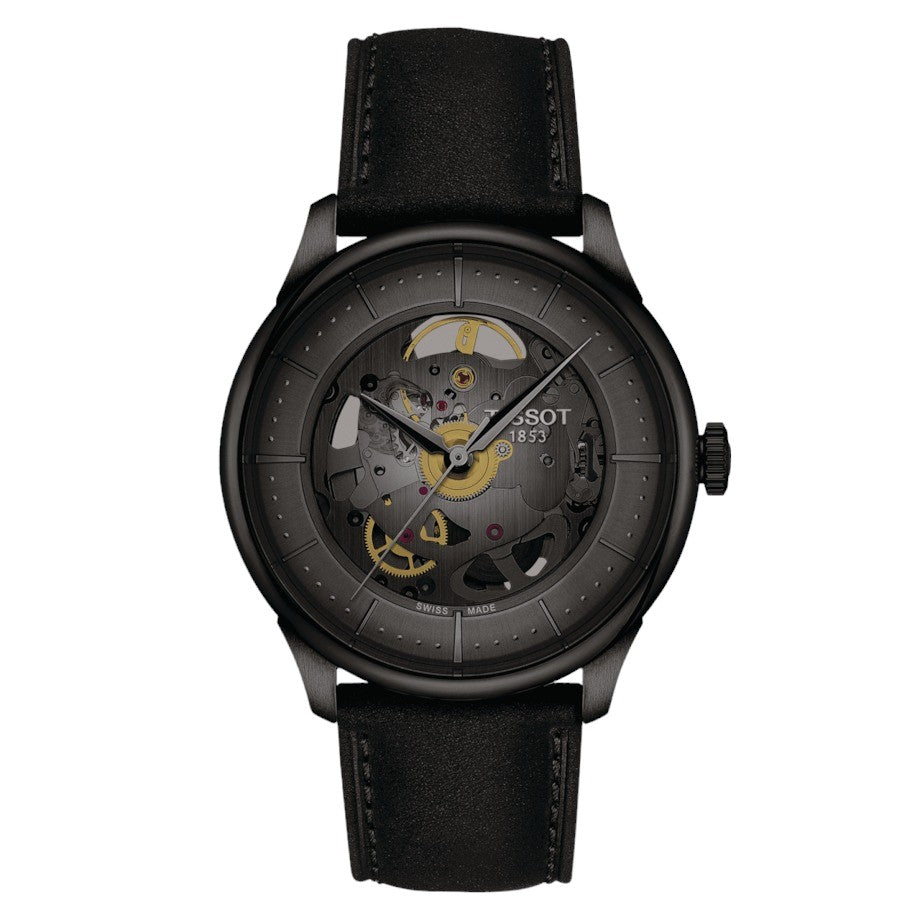 TISSOT CHEMIN DES TOURELLES SQUELETTE, 39 mm – T1398363644100