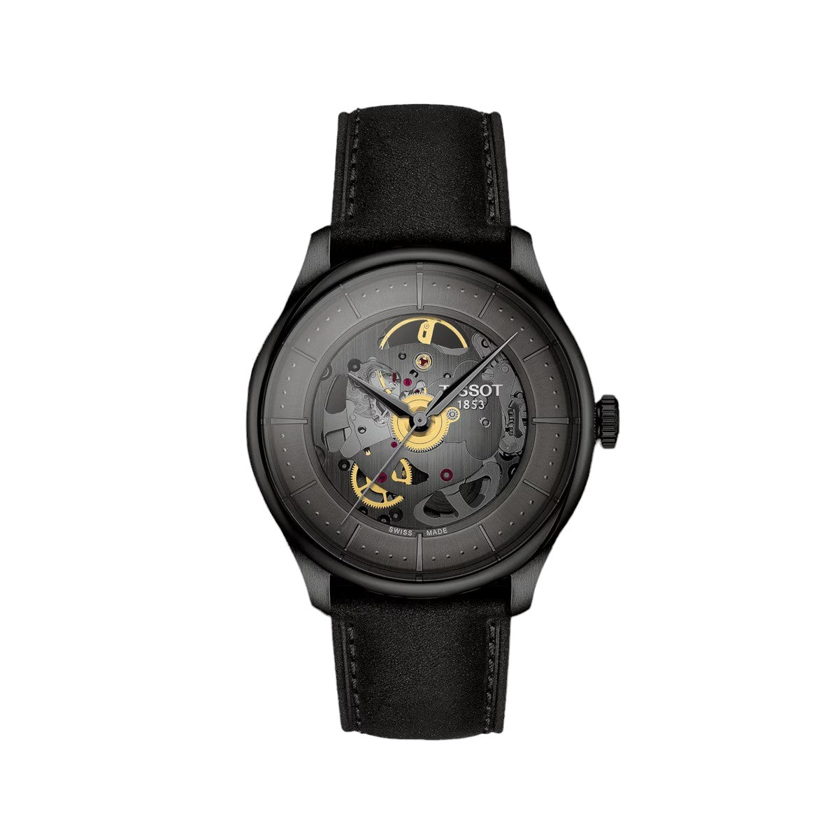 TISSOT CHEMIN DES TOURELLES SQUELETTE, 39 mm – T1398363644100