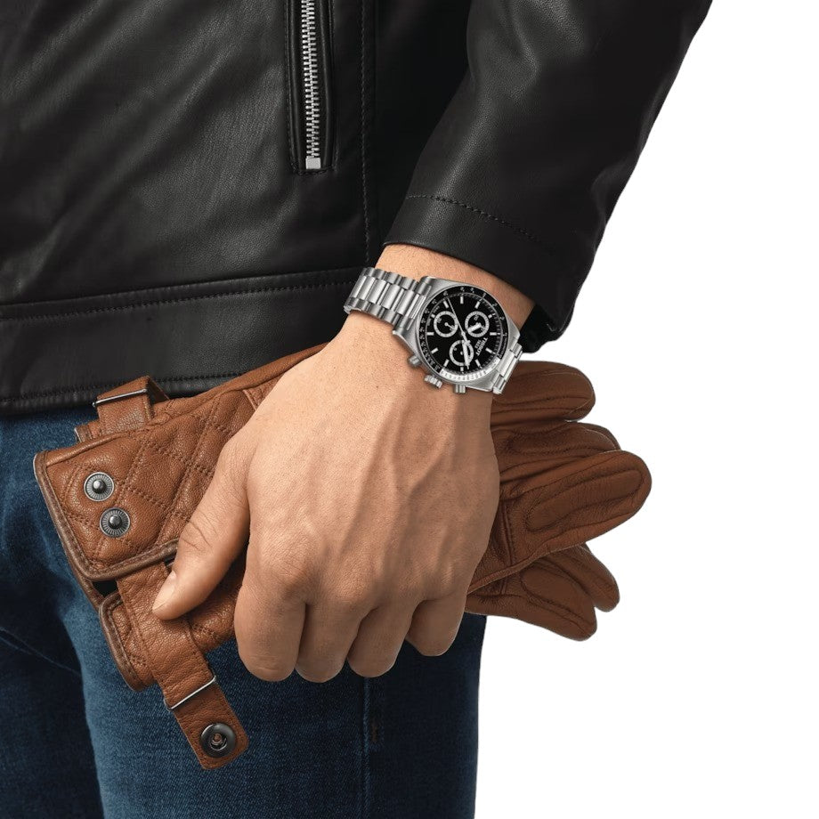 TISSOT PR516 CHRONOGRAPH, QUADRANTE NERO, 40MM - T1494171105100