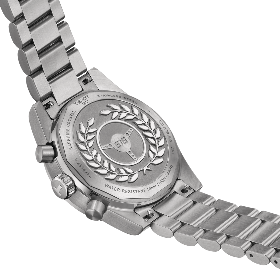TISSOT PR516 CHRONOGRAPH, SCHWARZES ZIFFERBLATT, 40 MM - T1494171105100