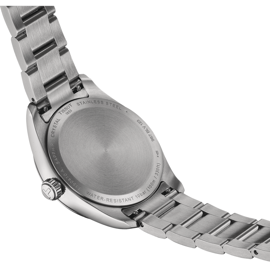 TISSOT PR 100 34MM, eisblaues Zifferblatt - T1502101135100