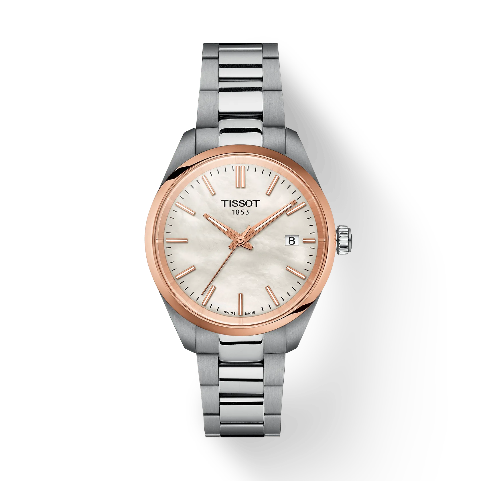 OROLOGIO Tissot PR 100, QUARZO QUADRANTE MADREPERLA, BICOLOR, 34mm - T1502102111100