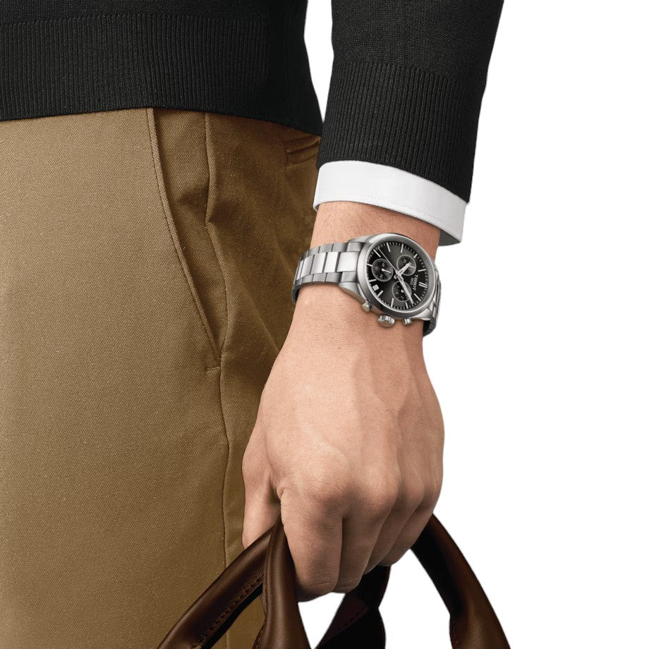 Tissot PR 100 Chronographenuhr, grünes Zifferblatt, 40 mm – T1504171109100
