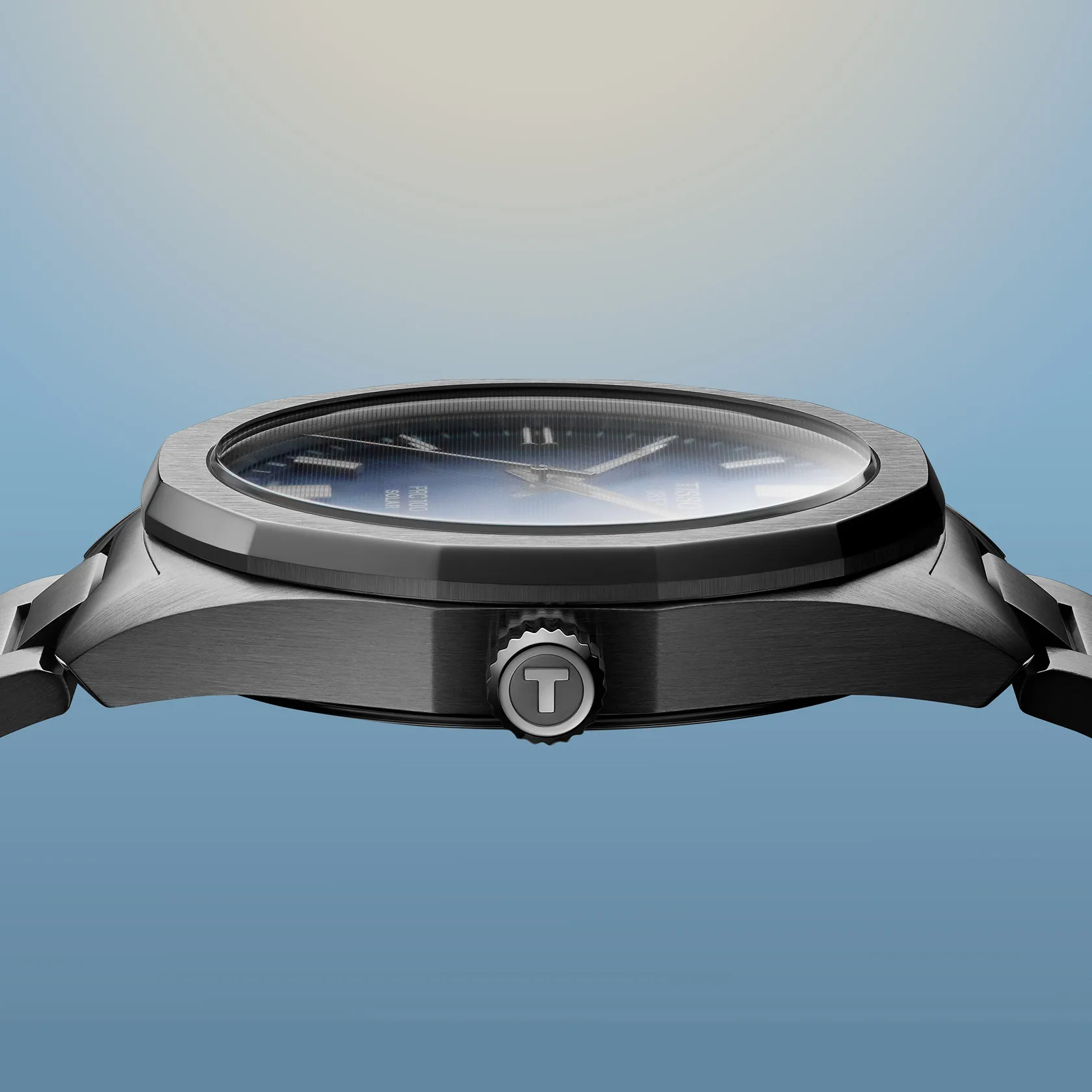 Tissot PRC 100 Solar Quartz, quadrante blu, 39mm- T1514221104100