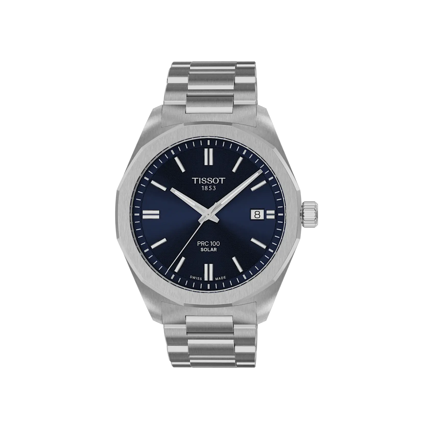 Tissot PRC 100 Solar Quartz, quadrante blu, 39mm- T1514221104100