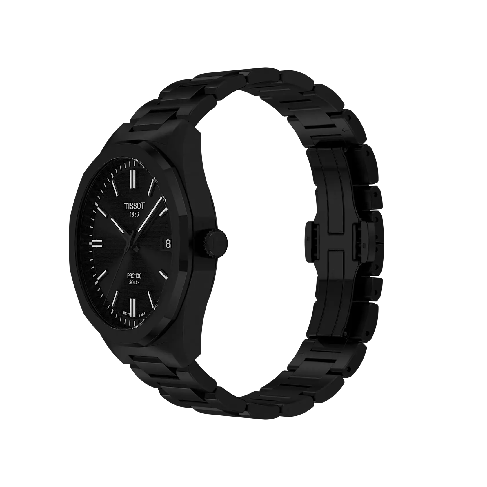 Tissot PRC 100 Solar, total black, 39mm - T1514223305100