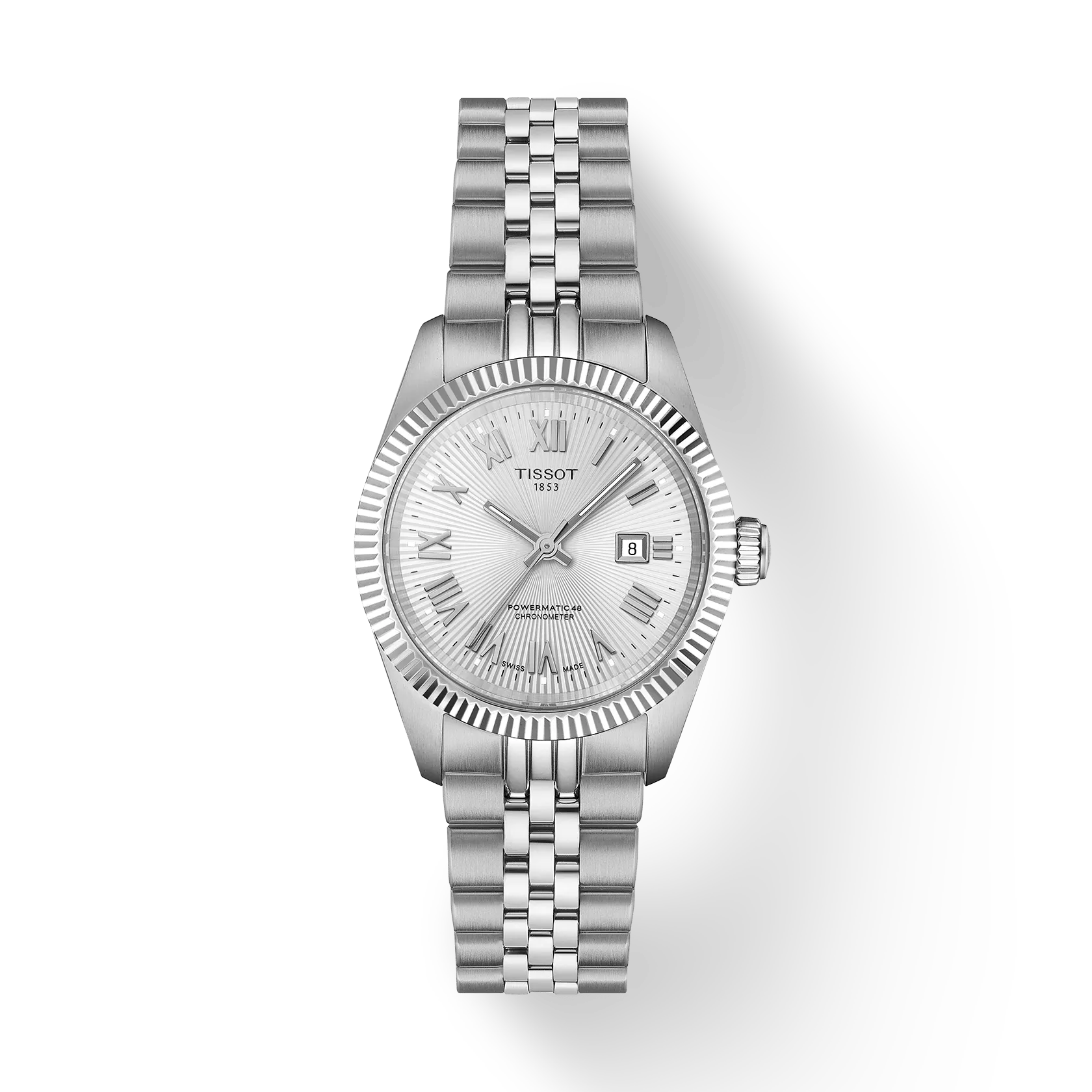 Orologio Tissot Ballade, AUTOMATICO QUADRANTE SILVER, CERTIFICATO COSC, 30mm - T1562081103300