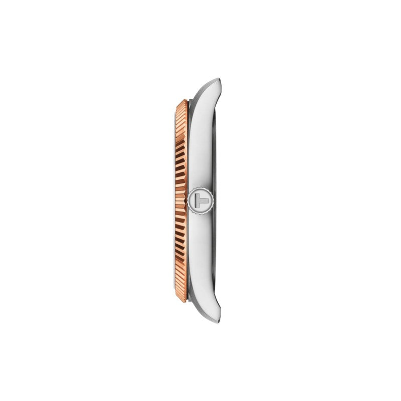 Tissot Ballade Bicolor-Uhr, blaues Zifferblatt, 40 mm – T1564102204100