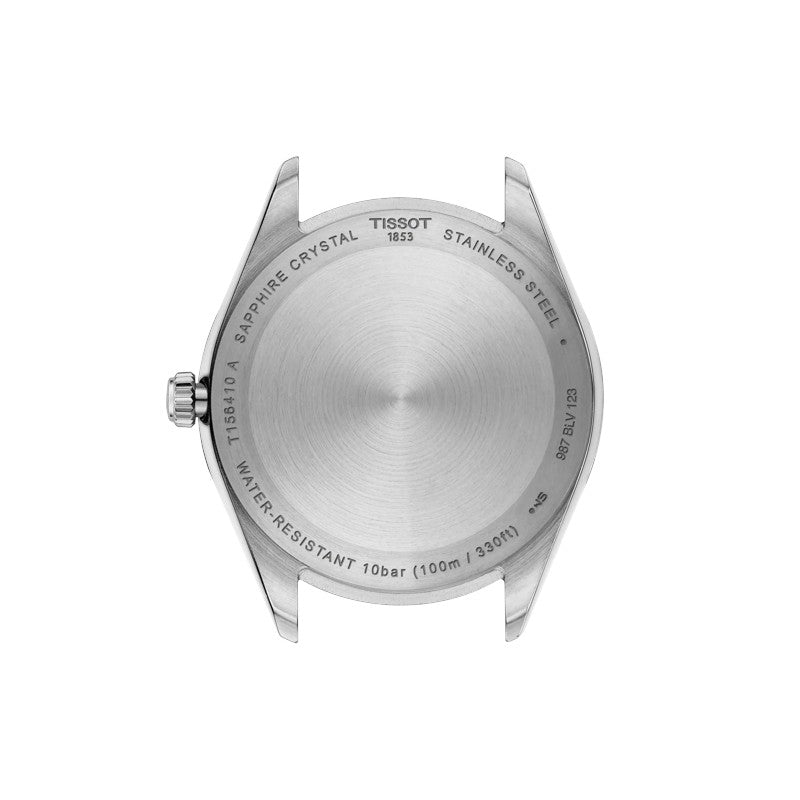 Tissot Ballade Bicolor-Uhr, blaues Zifferblatt, 40 mm – T1564102204100