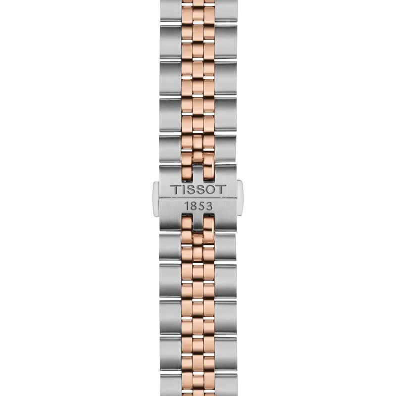 Tissot Ballade Bicolor-Uhr, blaues Zifferblatt, 40 mm – T1564102204100