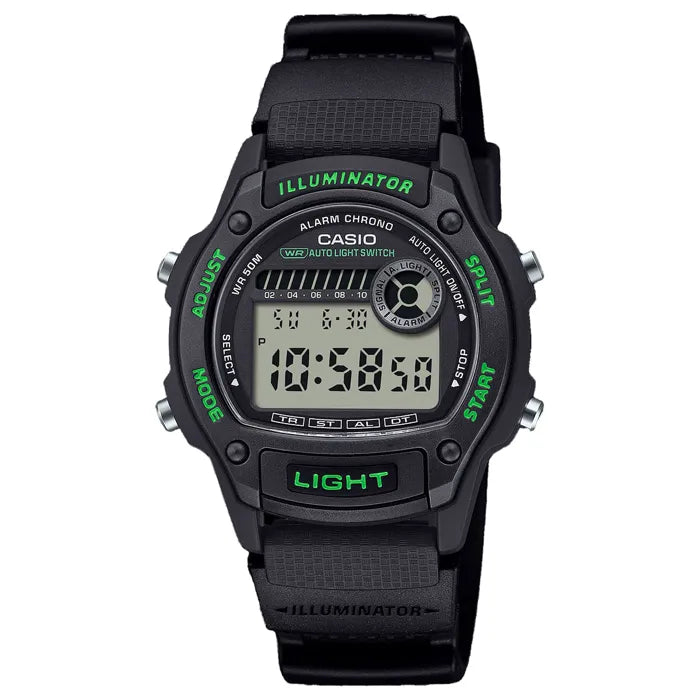 Orologio CASIO Timeless Collection, ANALOGICO DIGITALE BLACK, 36.6mm - W-220H-1A3VEF