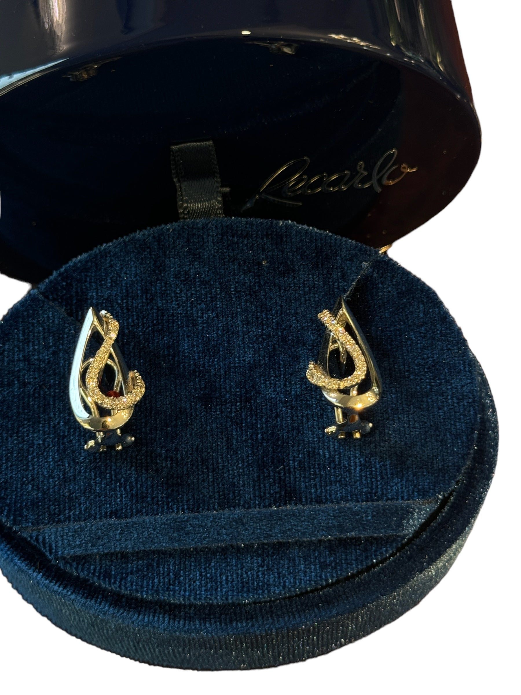 Ohrringe aus Weißgold und Diamanten, 0,40 ct – ZO521/L