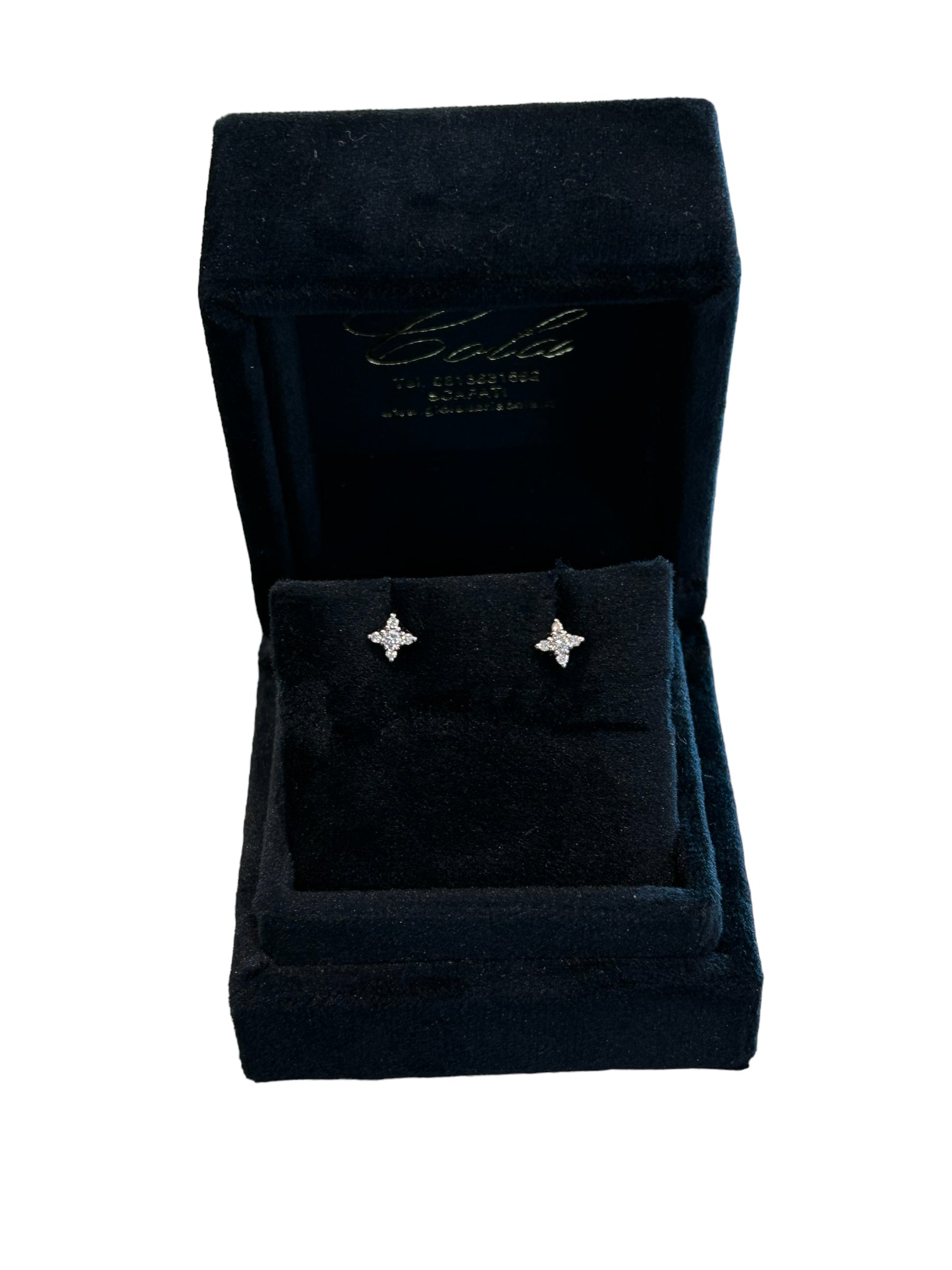 Diana – Ohrringe aus Weißgold und Diamanten, 0,21 ct – OR DIANA 69