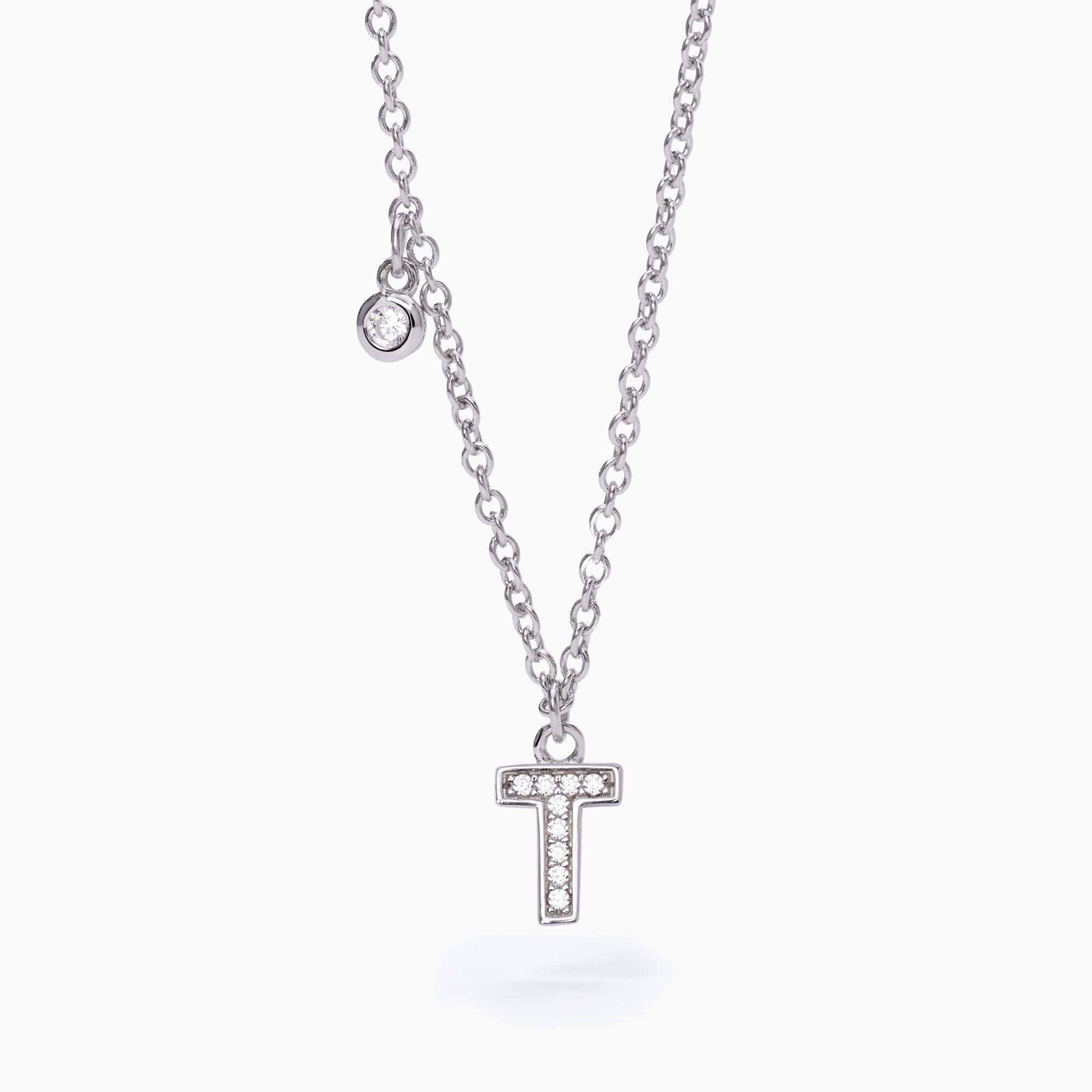 Mabina Donna – Halsband mit dem Buchstaben „T“ – 553500T