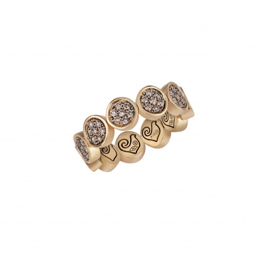 Anello Paillettes Oro KT 18
Cod. 41282