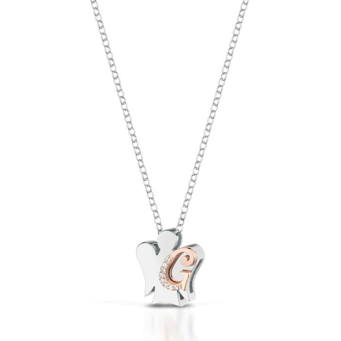 ROBERTO GIANNOTTI SILVER NECKLACE WITH THE LETTER G - GIA500G