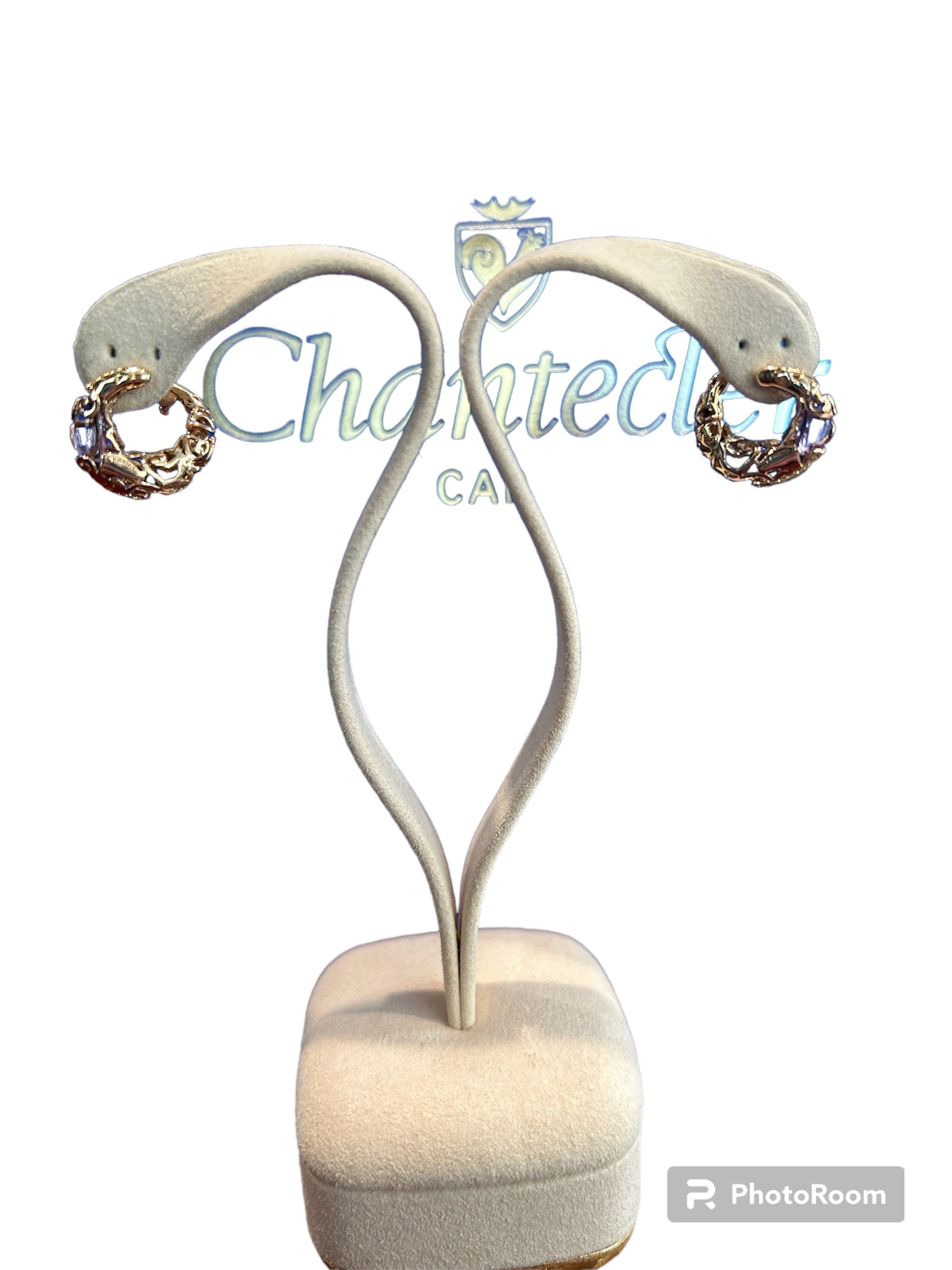 Diamour Folies Ohrringe aus Roségold und Amethyst – 29573