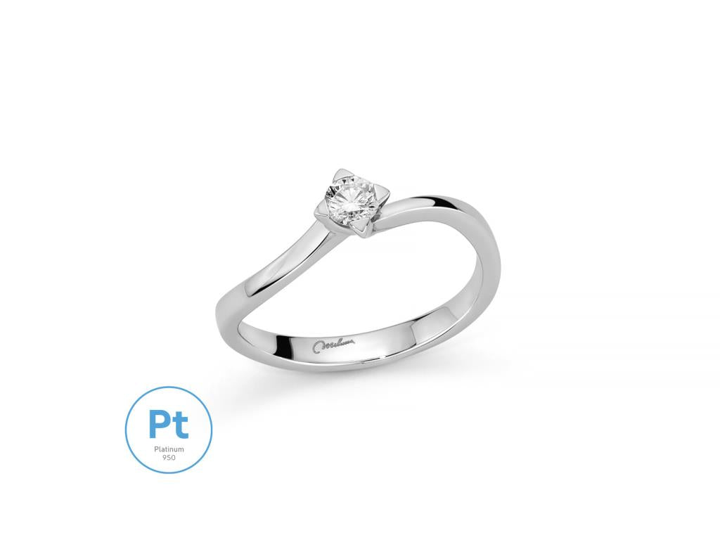 Unendliche Liebe - Platin Valentinstag Solitaire - LI812-020P
