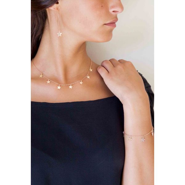 SIEBEN-STERNE-KETTENARMBAND - BR00317