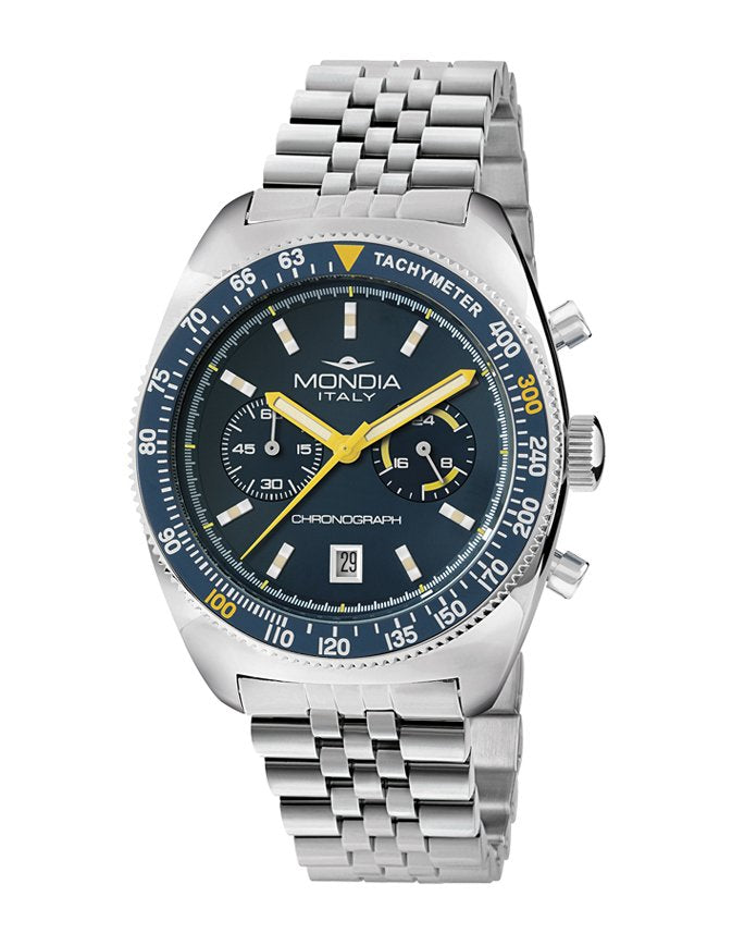 Madison 792 Chronograph Quarz, 40 mm – MI-792-SS-04BL-GB