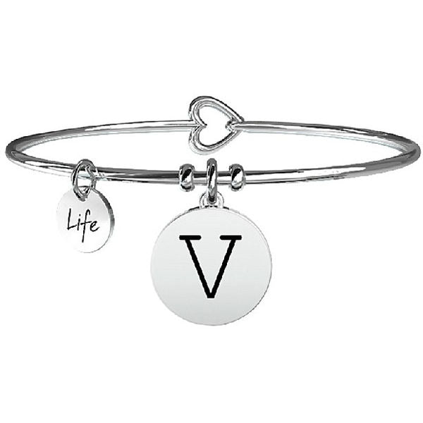 Damenarmband aus der Symbols Kollektion - Initiale V | Emotionen - 231555V