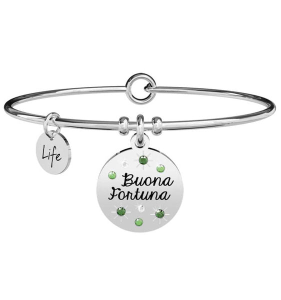 Kidult Damenarmband, Nature Collection - Vierblättriges Kleeblatt | Viel Glück - 731875