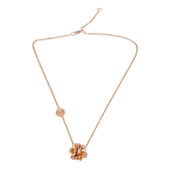 Choker aus Roségold und Diamantpailletten - 38477
