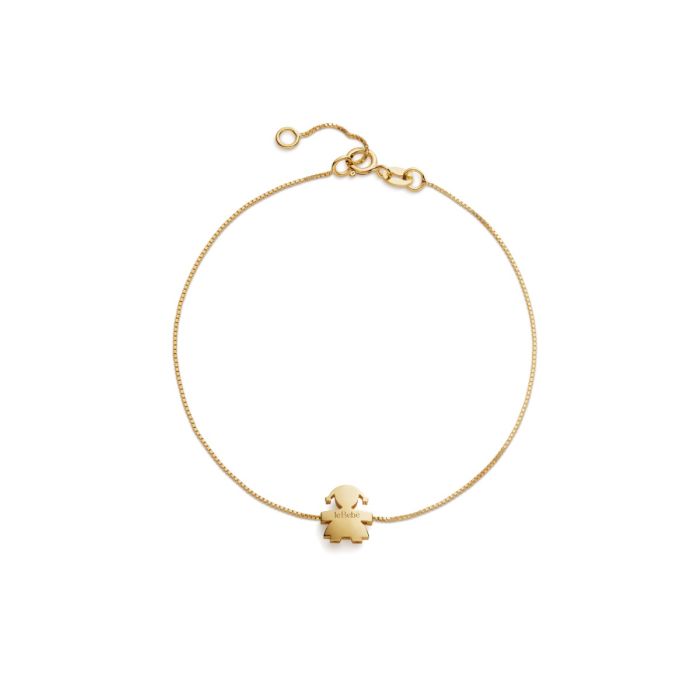 I TESORINI ARMBAND IN BABYFORM AUS GELBGOLD - LBB931