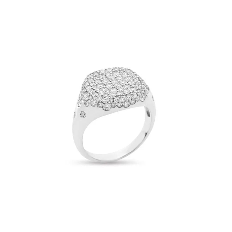 Anello SEAL PAVE’ - 108A01DW