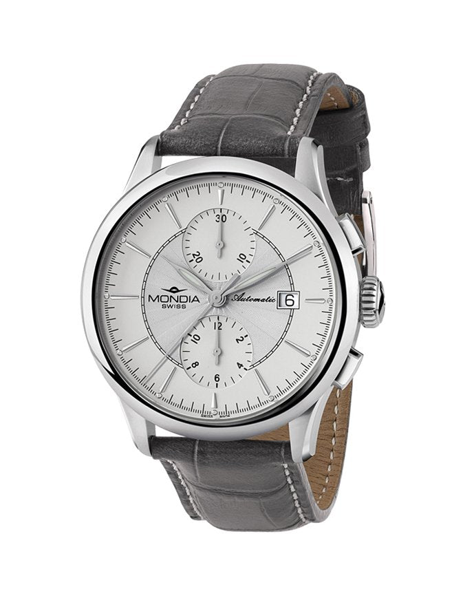 Elegance Classic Cronografo Automatico, 42mm - MS-630-SS-01SL-CP