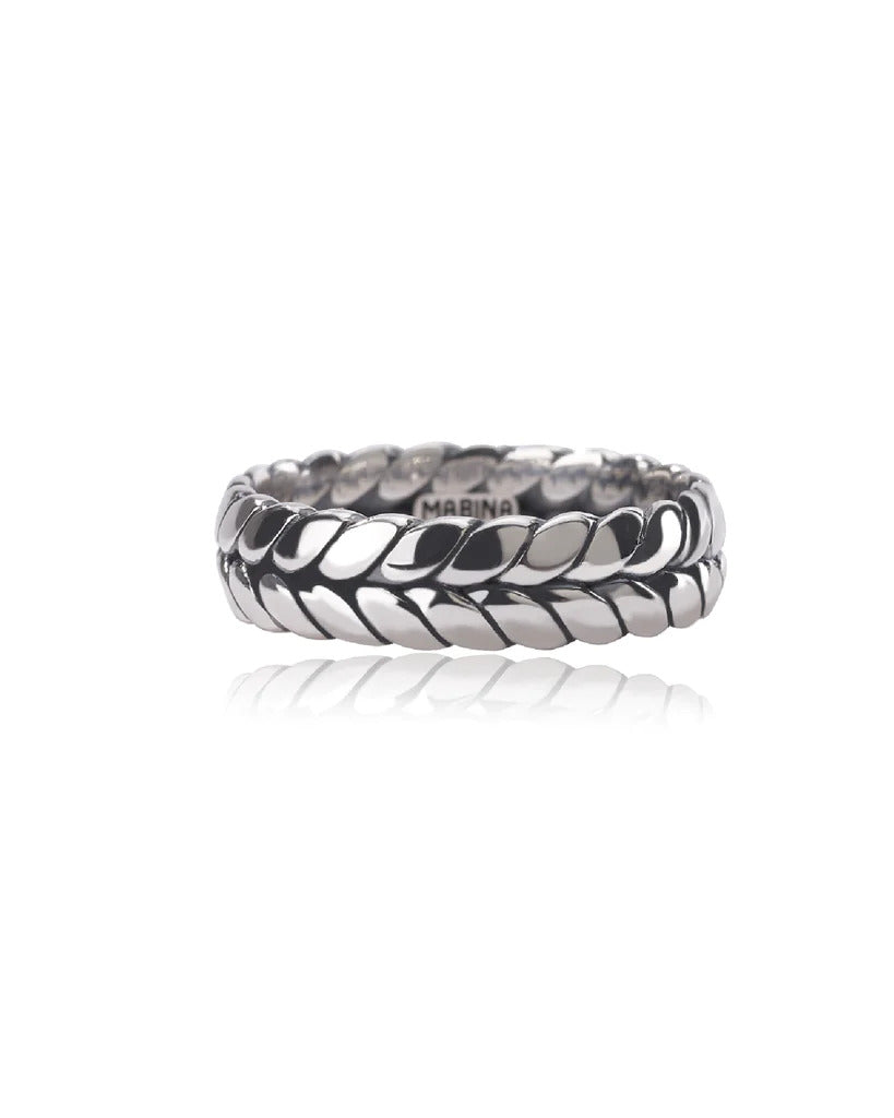 Mabina Uomo - Anello a fascia in argento - 523189