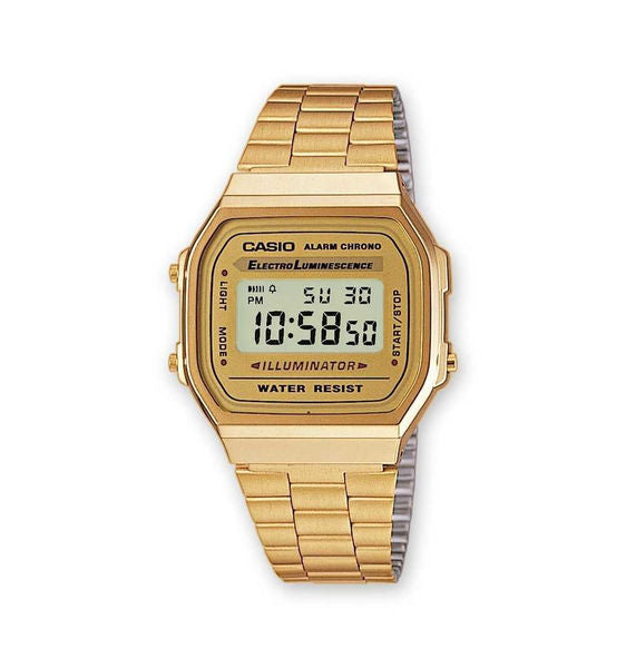 Orologio Casio collezione Vintage Iconic, dorato, 36mm - A168WG-9EF
