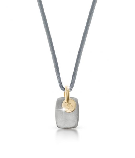 Herren-Halskette mit Anhänger „Le Bebè“ aus Titan mit Baby-Mädchen-Medaille – LBU007